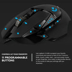 Rato Gaming Com Fios Logitech G502 HERO com 11 Botões, Comprimento: 2.1m