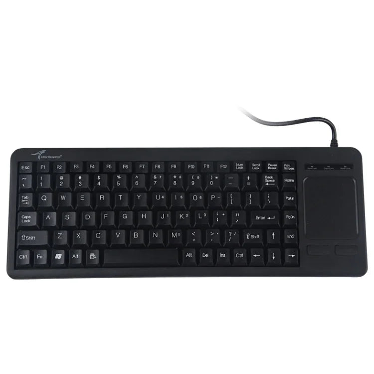 Teclado com Touchpad Com Fios DS-8800 PS/2 Interface, Resistência a Salpicos, Gravação a Laser, Comprimento: 1.5m, DS-8800 PS/2