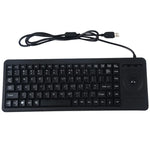 Teclado com Trackball Com Fios DS-8900 USB Interface, Resistência a Salpicos, Gravação a Laser, Comprimento: 1.5m, DS-8900 USB