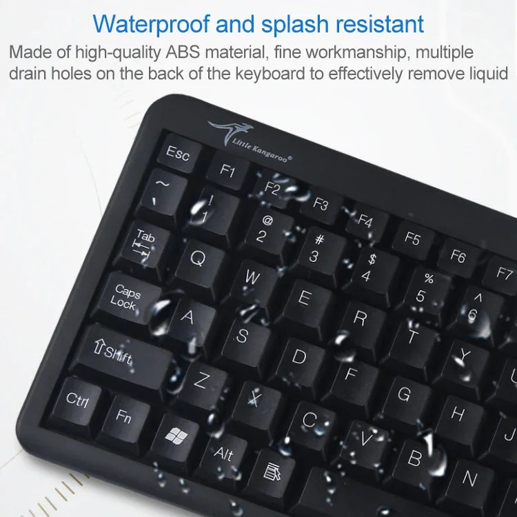 Teclado com Trackball Com Fios DS-8900 USB Interface, Resistência a Salpicos, Gravação a Laser, Comprimento: 1.5m, DS-8900 USB