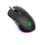 Rato Com Fios iMICE X6 com 6 Botões e Iluminação RGB Colorida, X6