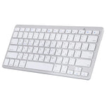Teclado Bluetooth Sem Fios Ultra-fino WB-8022 para iPad, Samsung, Huawei, Xiaomi, Tablets ou Smartphones, Teclas Russas, Teclas Russas