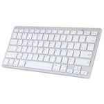 Teclado Bluetooth Sem Fios Ultra-fino WB-8022 para iPad, Samsung, Huawei, Xiaomi, Tablets ou Smartphones, Teclas Francesas, Teclas Francesas
