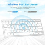 Teclado Bluetooth Sem Fios Ultra-fino WB-8022 para iPad, Samsung, Huawei, Xiaomi, Tablets ou Smartphones, Teclas Francesas, Teclas Francesas