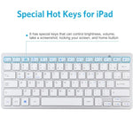 Teclado Bluetooth Sem Fios Ultra-fino WB-8022, Teclas Portuguesas, Teclas Portuguesas