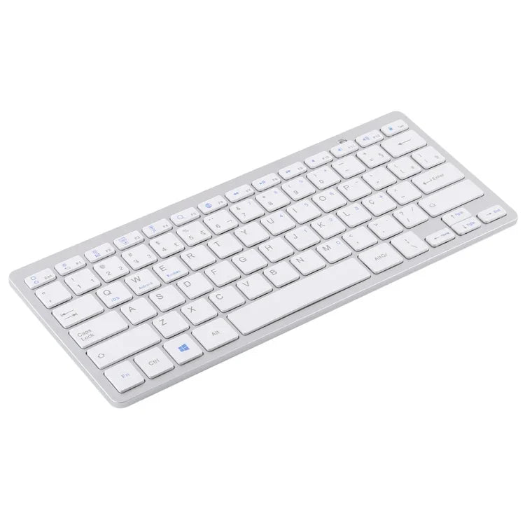 Teclado Bluetooth Sem Fios Ultra-fino WB-8022, Teclas Portuguesas, Teclas Portuguesas