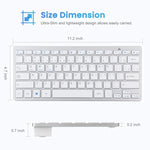 Teclado Bluetooth Sem Fios Ultra-fino WB-8022, Teclas Portuguesas, Teclas Portuguesas