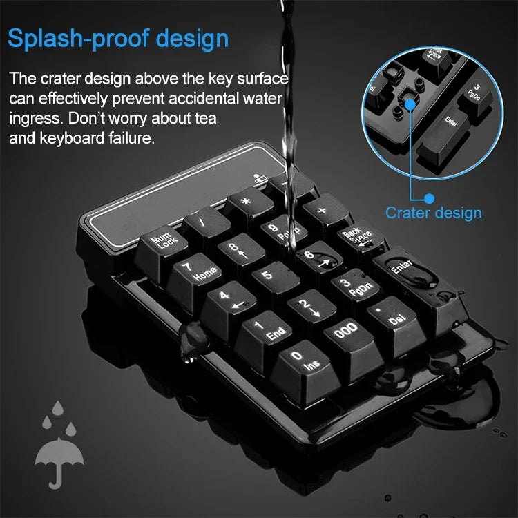 Teclado Numérico Bluetooth MC Saite 525BT com 19 Teclas