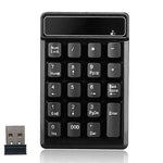 Teclado Numérico Sem Fios 2.4G MC Saite 525RF com 19 Teclas