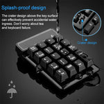 Teclado Numérico Sem Fios 2.4G MC Saite 525RF com 19 Teclas