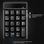 Teclado Numérico Sem Fios 2.4G MC Saite 525RF com 19 Teclas