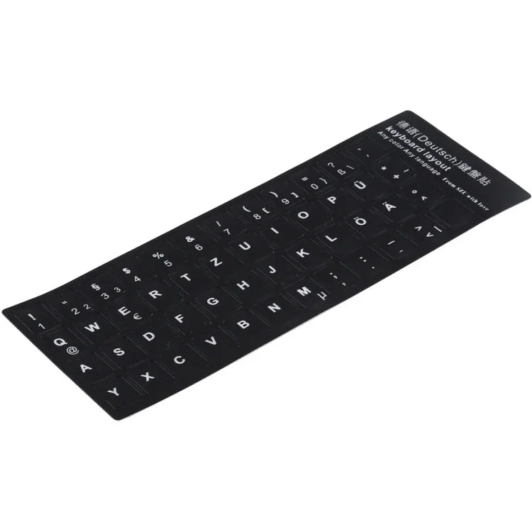 Autocolante para Layout de Teclado de Aprendizagem Alemão para Teclado de Portátil / Computador de Secretária, Alemão