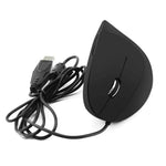 Rato Vertical Com Fios de 3 Botões CM0093 2.4GHz para Canhotos, Resolução: 1000DPI / 1200DPI / 1600DPI, Comprimento do Cabo: 1.7m, Versão Com Fios