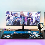 Tapete para Teclado e Rato Gaming Logitech G840 KDA, Tamanho: 900x400x3mm