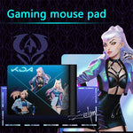 Tapete para Teclado e Rato Gaming Logitech G840 KDA, Tamanho: 900x400x3mm