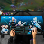 Tapete para Teclado e Rato Gaming Logitech G840 KDA, Tamanho: 900x400x3mm