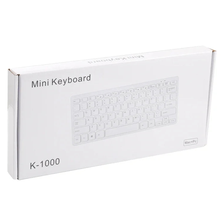 Teclado Mini Com Fios de Design Ultra-fino TT-A01, Versão Alemã, Versão Alemã
