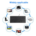 Teclado Mini Com Fios de Design Ultra-fino TT-A01, Versão Alemã, Versão Alemã