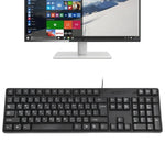 Teclado com Fios USB Impermeável MC-689, Versão Árabe, MC-689