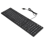 Teclado com Fios USB Impermeável MC-689, Versão Árabe, MC-689