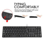 Teclado com Fios USB Impermeável MC-689, Versão Árabe, MC-689