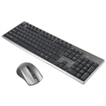 Conjunto Teclado e Rato Sem Fios Impermeável 2.4Ghz para Escritório, KB-6600