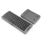Teclado Sem Fios Bluetooth Mini Dobrável Universal de Três Canais B088, B088