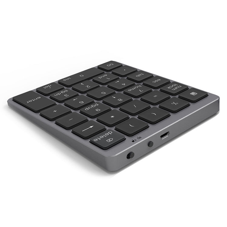 Teclado Numérico Sem Fios Bluetooth Recarregável Ultra-fino de Liga de Alumínio Universal N960, N960