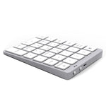 Teclado Numérico Sem Fios Bluetooth Recarregável Ultra-fino de Liga de Alumínio Universal N960, N960