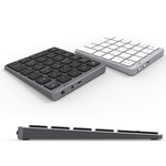 Teclado Numérico Sem Fios Bluetooth Recarregável Ultra-fino de Liga de Alumínio Universal N960, N960