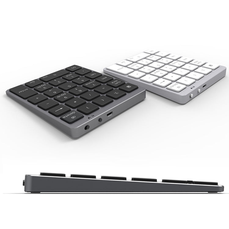 Teclado Numérico Sem Fios Bluetooth Recarregável Ultra-fino de Liga de Alumínio Universal N960, N960