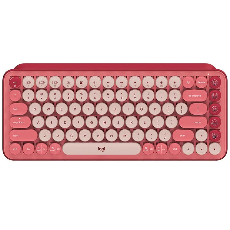 Teclado Mecânico Bluetooth com Botões Redondos Logitech POP KEYS