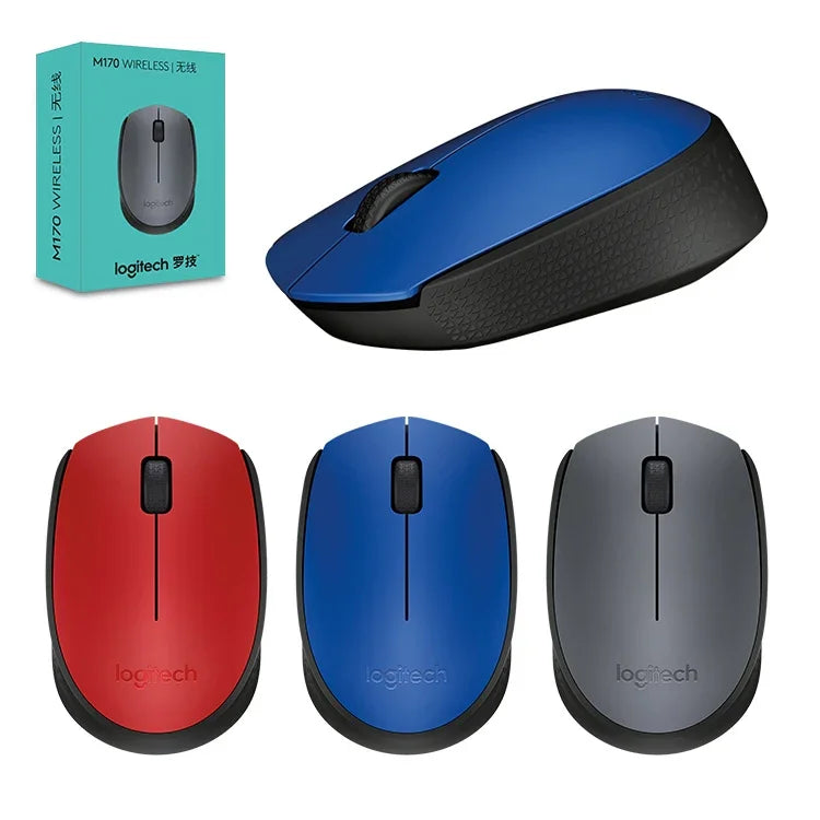 Rato Sem Fios USB Logitech M170 1000DPI com Recetor 2.4G