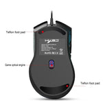 Rato Gaming com Fios HXSJ X100 7 Botões 3600 DPI Iluminação Fria, Comprimento do Cabo: 1.5m