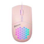 Rato com Fios RGB Oco com Interface Tipo-C MKESPN SXS-838, Tipo-C