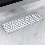 Teclado Bluetooth Sem Fios de Três Modos 109, Teclado de Três Modos
