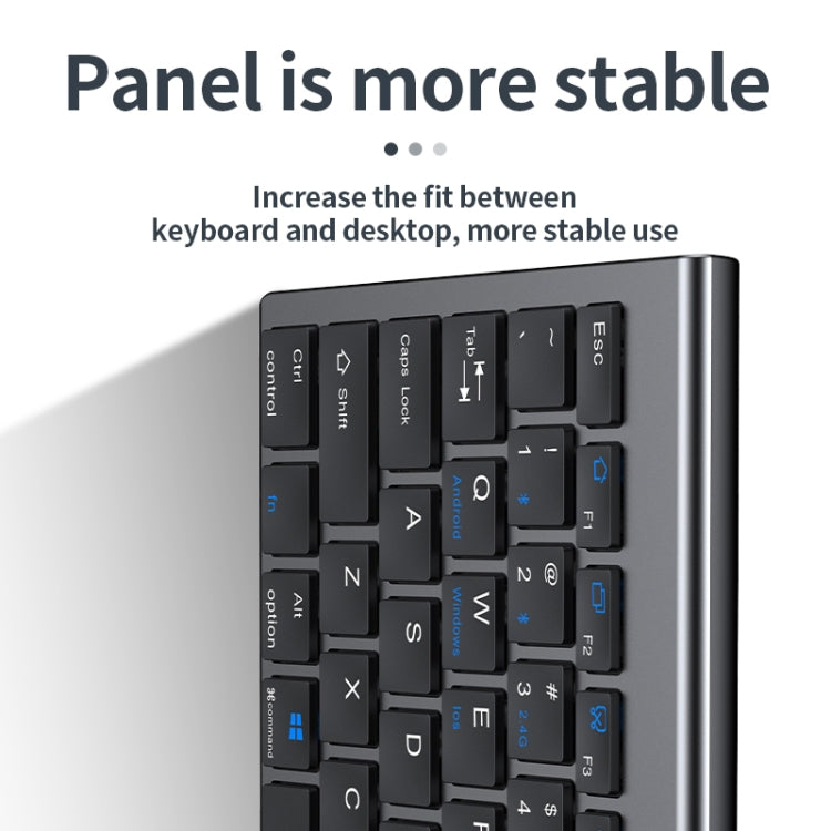 Teclado Bluetooth Sem Fios de Três Modos 109, Teclado de Três Modos