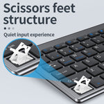 Teclado Bluetooth Sem Fios de Três Modos 109, Teclado de Três Modos