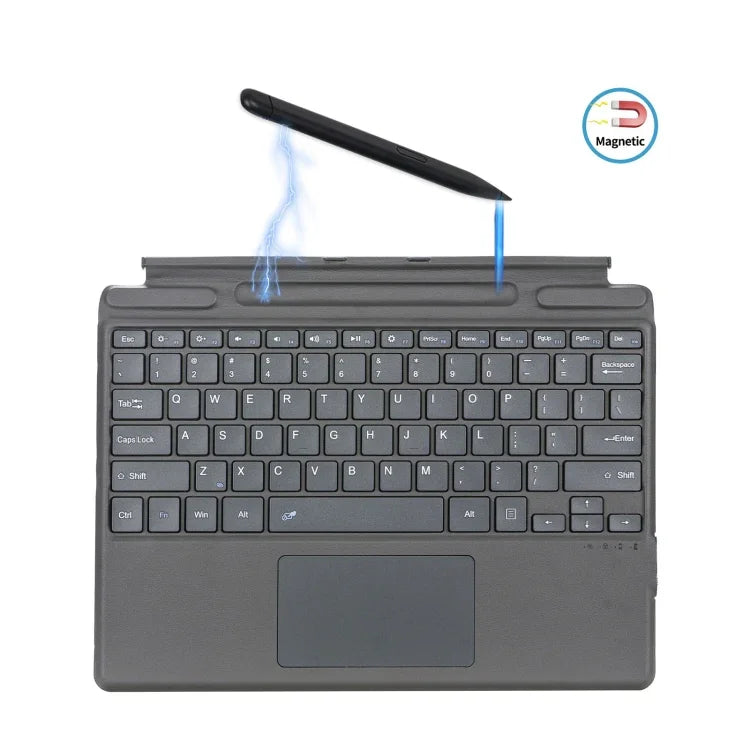 Capa de Couro com Teclado Bluetooth para Tablet Microsoft Surface Pro 8 / Pro X com Suporte para Caneta, Para Microsoft Surface Pro 8 / Pro X