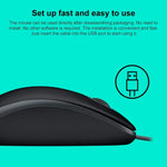 Rato Com Fio Logitech M110 1000DPI USB Silencioso