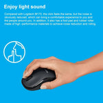 Rato Ergonómico Sem Fios Logitech M220 1200DPI 2.4GHz