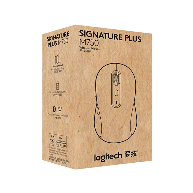 Rato Sem Fios Bluetooth de Modo Duplo Logitech M750, 2000DPI, 2.4GHz, M750