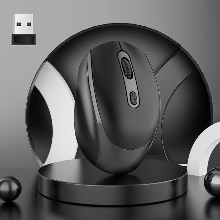 HXSJ M107 Rato Sem Fios Recarregável 2.4GHz + Bluetooth 5.1 1600 DPI 4 Botões Modo Duplo, Versão com Bateria