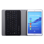 A0M5 Teclado Bluetooth Destacável + Capa de Couro Ultrafinah com Flip Horizontal para Tablet Huawei MediaPad M5 & Honor Tab 5 8 polegadas, com Suporte
