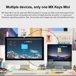 Teclado Inteligente Ultra-fino Sem Fios Logitech MX Keys Mini Bluetooth Retroiluminado