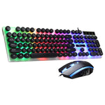 Conjunto Teclado + Rato Luminoso com Fio ZGB G21, G21 (Preto)