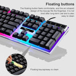 Conjunto Teclado + Rato Luminoso com Fio ZGB G21, G21 (Preto)