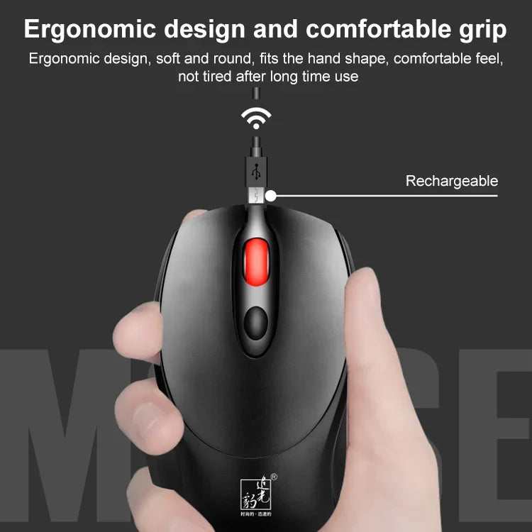 Rato Mini Recarrregável Sem Fios 2.4G ZGB 361 1600dpi