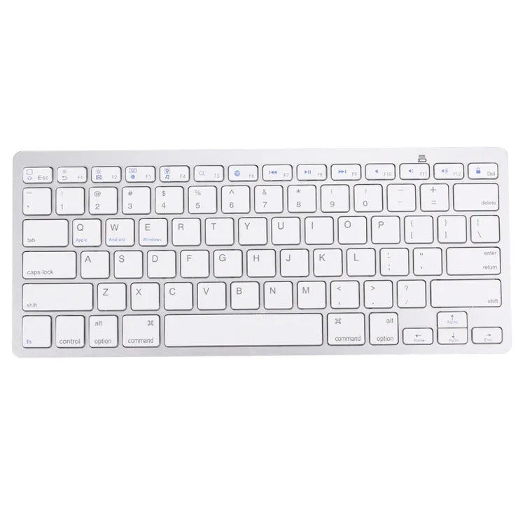 Teclado Ultraleve Bluetooth Sem Fios BK-3001 com 78 Teclas para Windows / iPad / iPhone