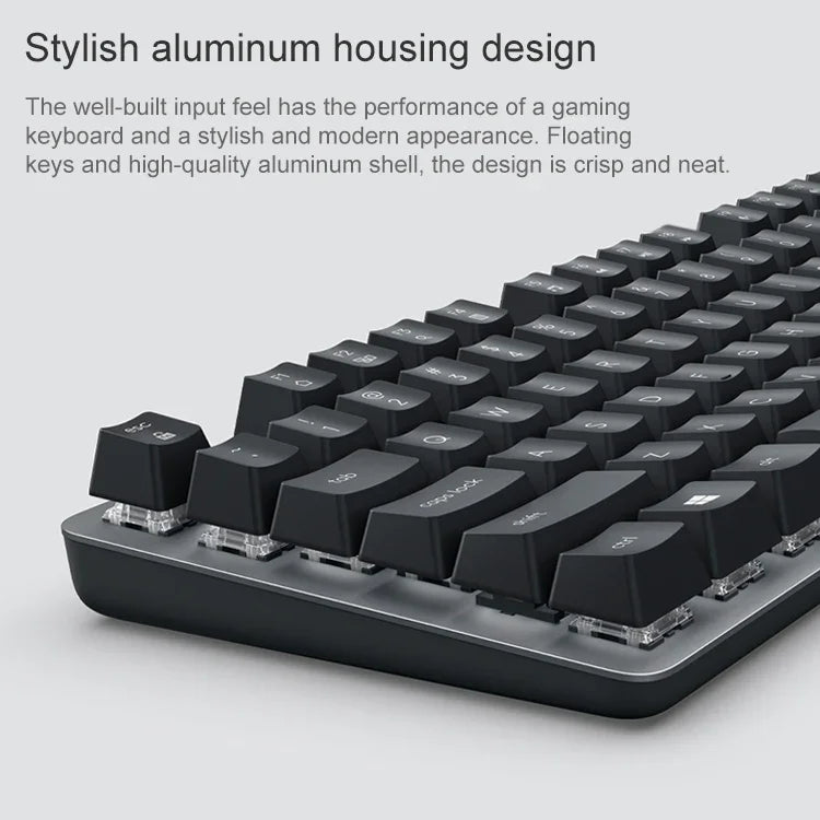 Teclado Mecânico Mini Com Fios Logitech K835, Eixo Verde, Eixo Verde